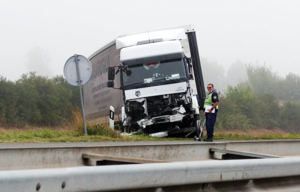 Prometna nesreća između čvorova Križ i Ivanić Grad