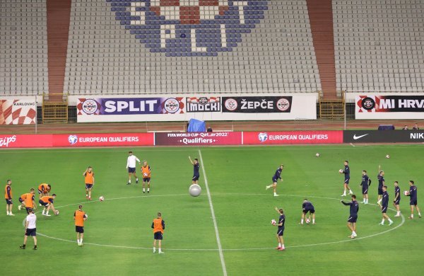 Trening Hrvatske na Poljudu
