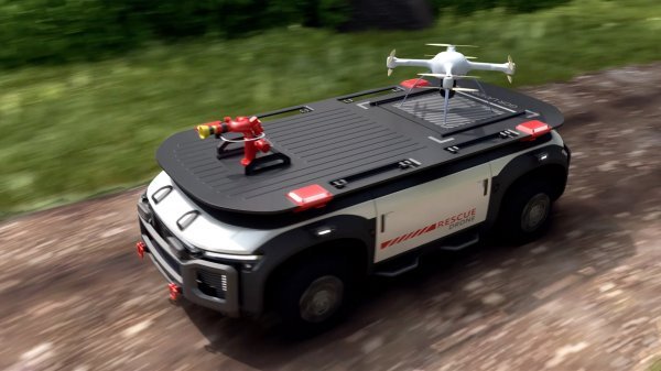 Hyundai globalni internetski forum Hydrogen Wave - Rescue Drone