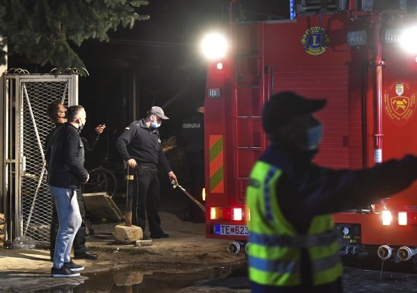 Požar u covid bolnici u Tetovu