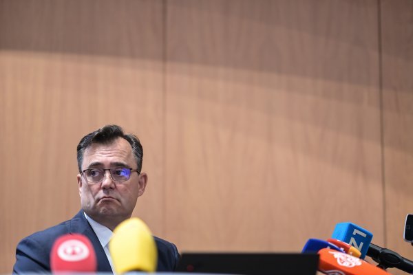 Konferencija za medije u organizaciji Fonda za obnovu Grada Zagreba 10. rujna 2021., na kojoj je govorio ravnatelj fonda Damir Vanđelić