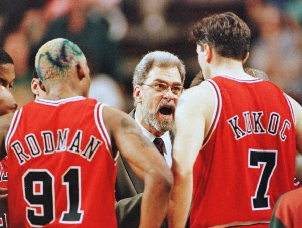 Toni Kukoč i Phil Jackson