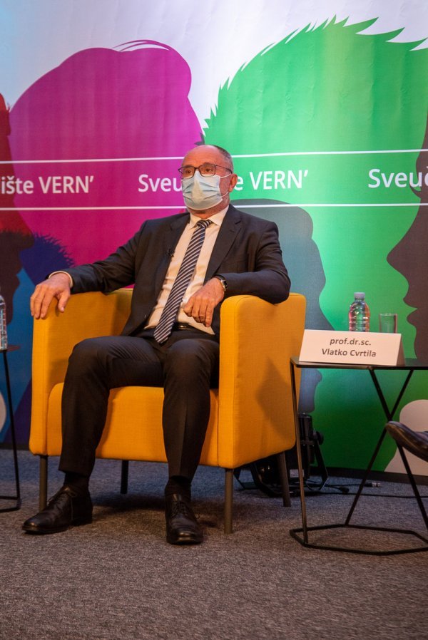 Vlatko Cvrtila, rektor Sveučilišta VERN'