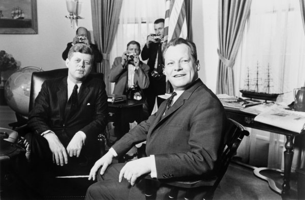 John F. Kennedy i Willy Brandt