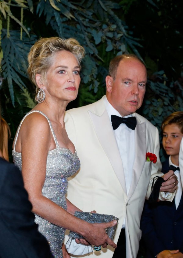 Princ Albert, Sharon Stone