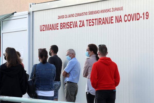 Testiranje na covid-19 u Šibeniku