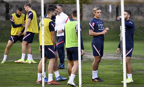 Trening hrvatske nogometne reprezentacije