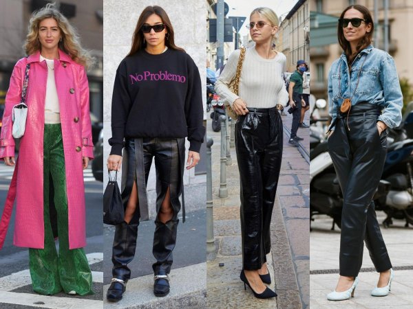 Kožne hlače u stajlinzima street style zvijezdi