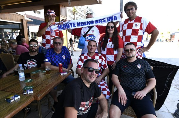 Hrvatski navijači na Cipru