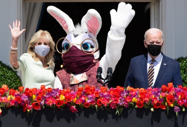 Jill i Joe Biden za Uskrs 2021.