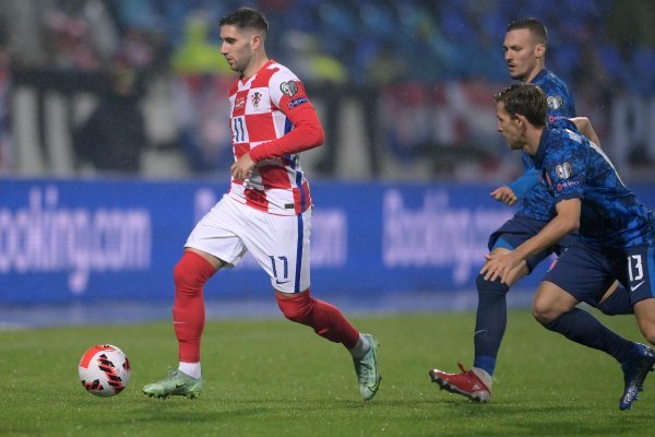 Hrvatska - Slovačka, nogomet, kvalifikacije za SP 2022., 11.10.2021.