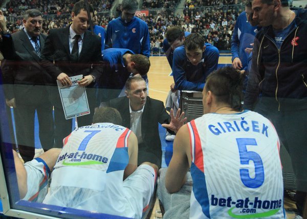 Zdravko Radulović na utakmici Cibona-Partizan 2010. godine