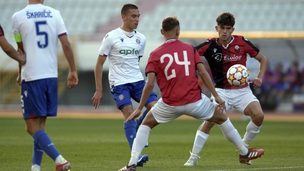 NK Hajduk - FK Škendija, nogomet, juniorska Liga prvaka, 20.10.2021.