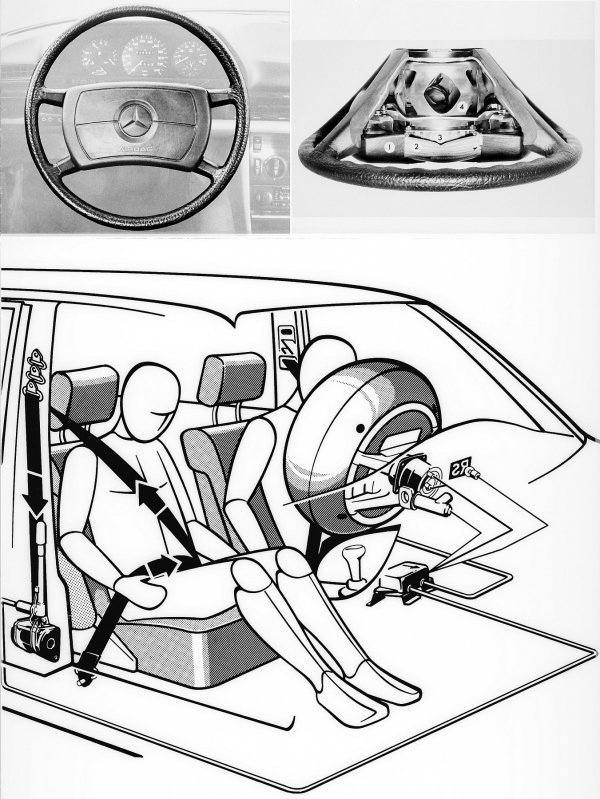 Prije 50 godina Mercedes-Benz je osigurao temeljni patent za zračne jastuke