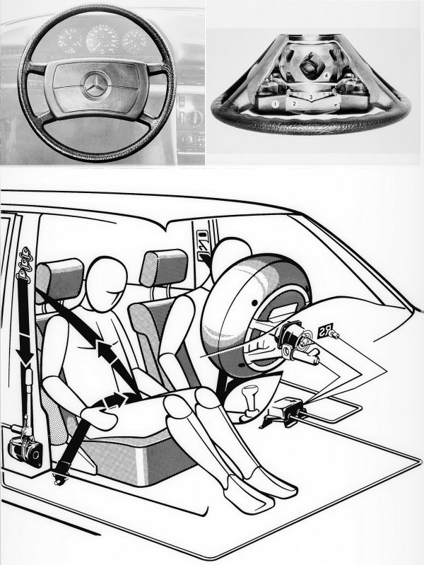 Prije 50 godina Mercedes-Benz je osigurao temeljni patent za zračne jastuke