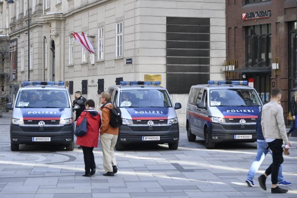 Dinamovi navijači u Beču uoči utakmice protiv Rapida