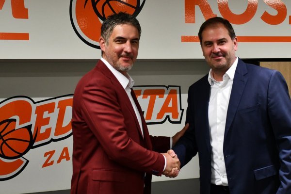 Damir Mulaomerović i Tomislav Zebić, direktor KK Cedevita Junior