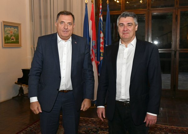 Milorad Dodik i Zoran Milanović u Zagrebu