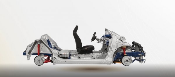 Toyota Aygo X je temeljen na novoj varijanti platforme GA-B, varijaciji njihove globalne TNGA modularne platforme