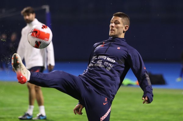 Trening hrvatske nogometne reprezentacije uoči kvalifikacijskog susreta s Maltom, 8.11.2021.