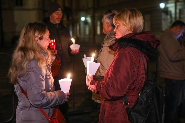 Prosvjed na Markovom trgu