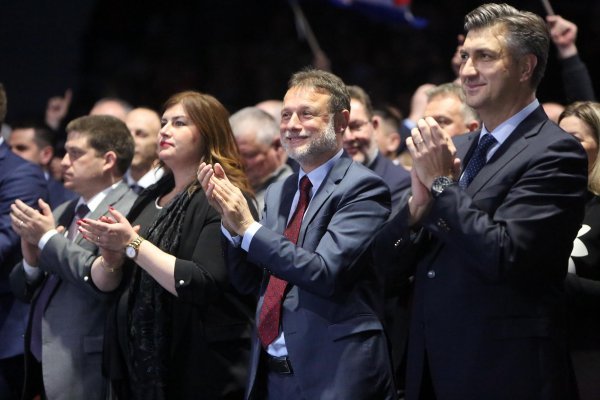 Gabrijela Žalac, Gordan Jandroković i Andrej Plenković