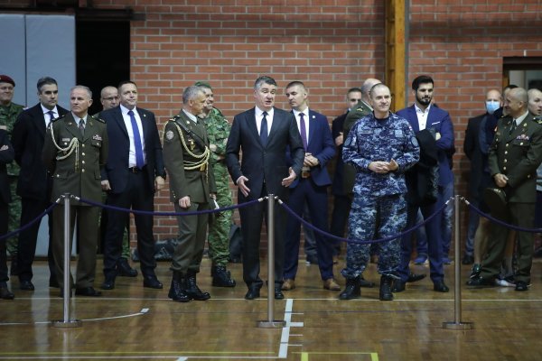 Predjednik Milanović na otvaranju 6. natjecanja tjelesne spremnosti "Izazov tjelesne spremnosti – VIRIBUS UNITIS"