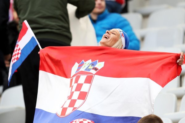 Hrvatska - Rusija, navijači na stadionu Poljud, 14.11.2021.
