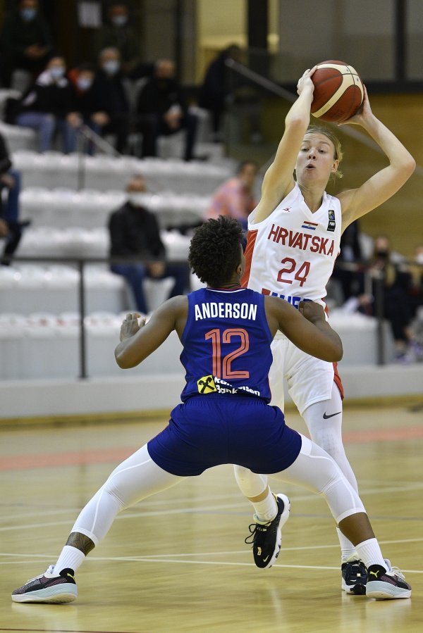 Košarka: Hrvatska - Srbija, kvalifikacije za Euro, košarkašice, 14.11.2021.