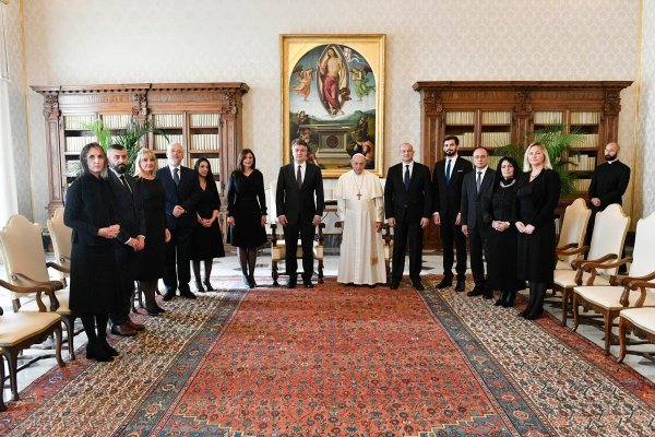 Zoran i Sanja Milanović kod pape Franje