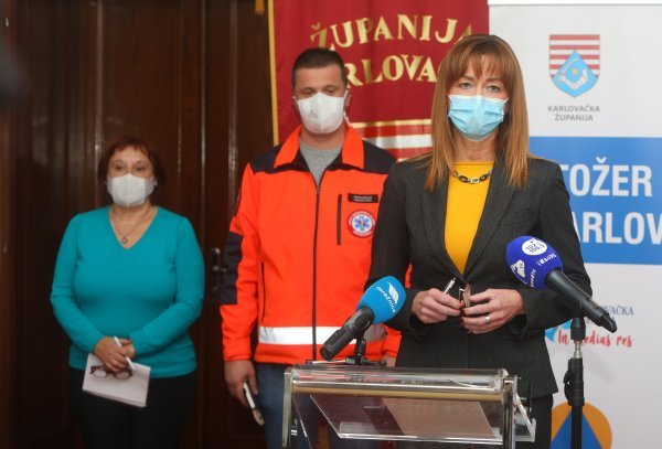 Konferencija za medije Stožera Civilne zaštite Karlovačke županije