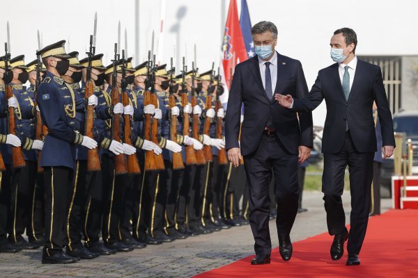 Andrej Plenković i Albin Kurti