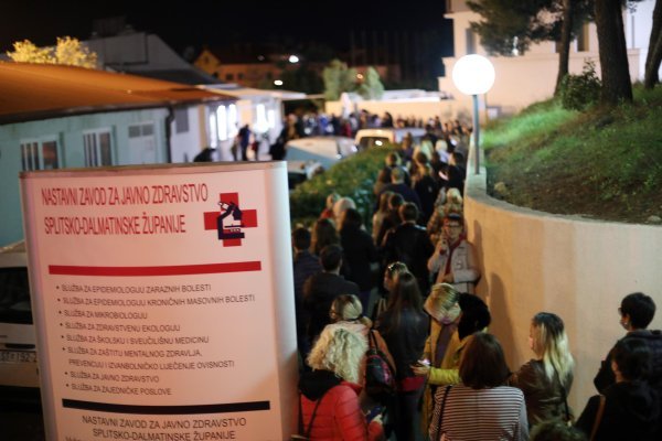Gužva za testiranje u Splitu