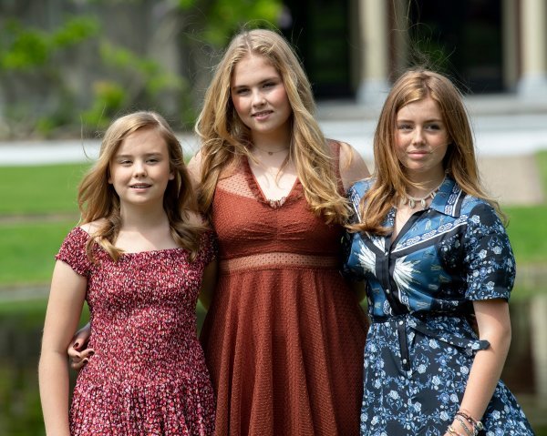 Princeza Catharina-Amalia s obitelji