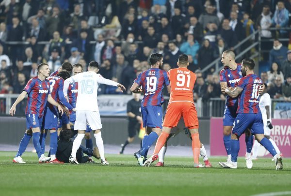 NK Rijeka - NK Hajduk, incidenti, 21.11.2021.