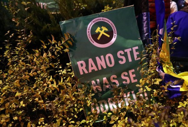 Prosvjed rudara u BiH