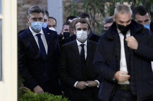 Andrej Plenković i Emmanuel Macron