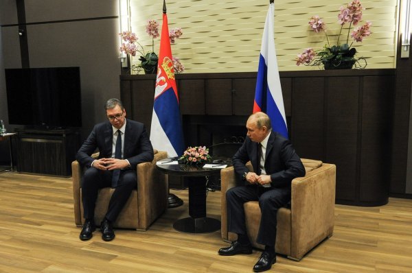 Aleksandar Vučić i Vladimir Putin