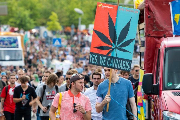 Prosvjed za legalizaciju kanabisa u Berlinu