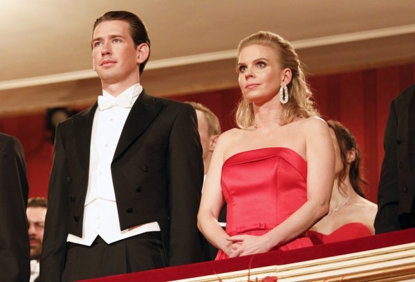 Sebastian Kurz i Susanne Thier