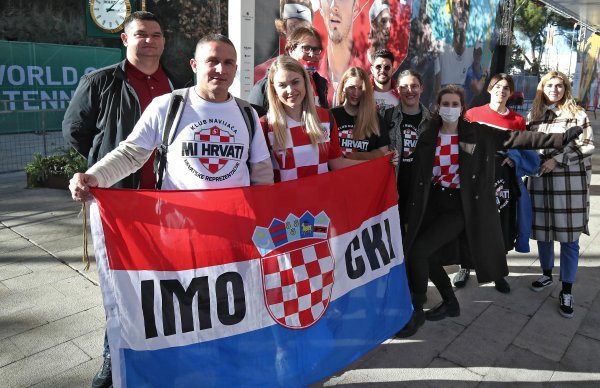 Hrvatski navijači u Madridu