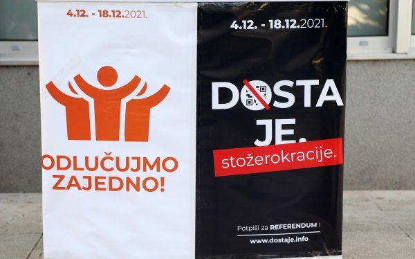 U Šibeniku počelo prikupljanje potpisa za ukidanje stožera i COVID potvrda