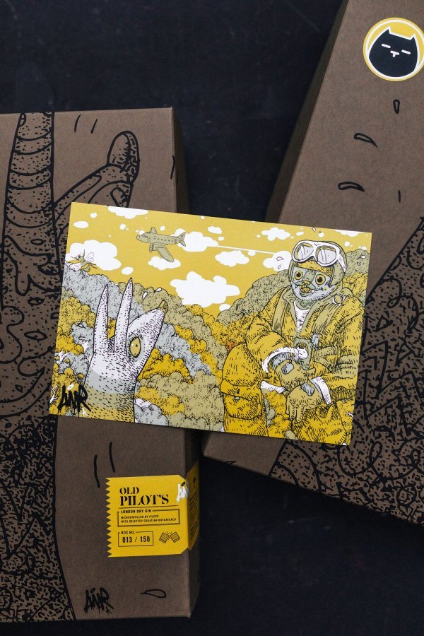 Old Pilot's gin - Art Edition