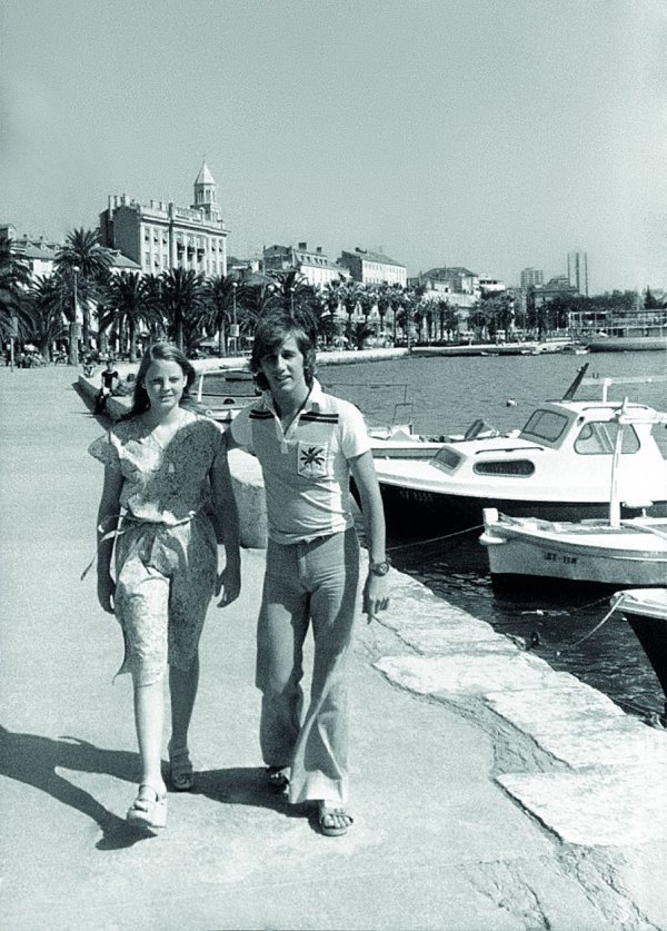 Jadran Lazić s Jodie Foster 1973.