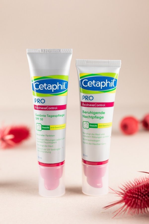 Cetaphil PRO RednessControl tonirana dnevna krema SPF 30 (222,00kn_50ml) i umirujuća noćna krema (117,77kn_50ml)