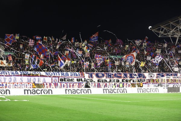 Navijači na utakmici Hajduk-Osijek, 19.12.2021. Poljud