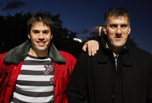 Josip Sobin s ocem Goranom snimljen 2013. godine