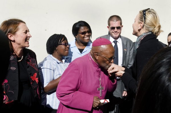 Desmond Tutu i princeza Charlene