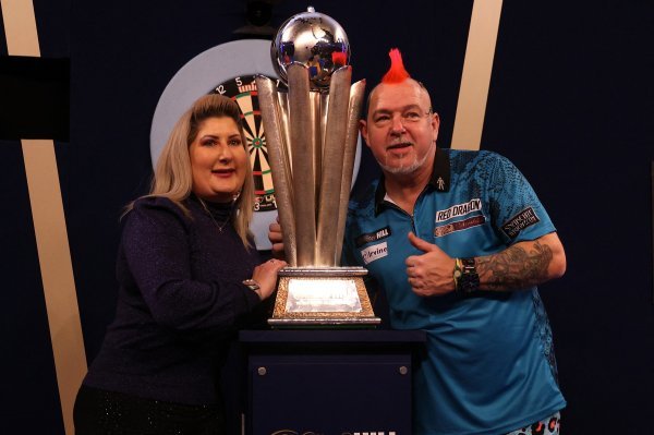 Peter Wright i supruga Jo