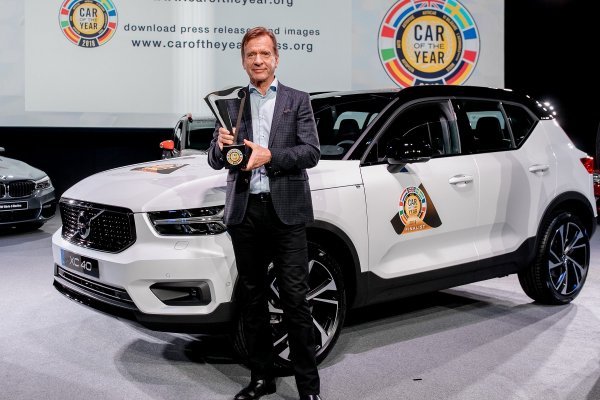 Håkan Samuelsson na dodjeli nagrade za Automobil godine 2018.